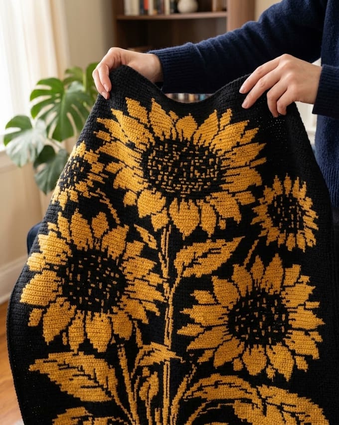 How to Steam Block a Large Acrylic Crochet Blanket (Step-by-Step Without Melting)