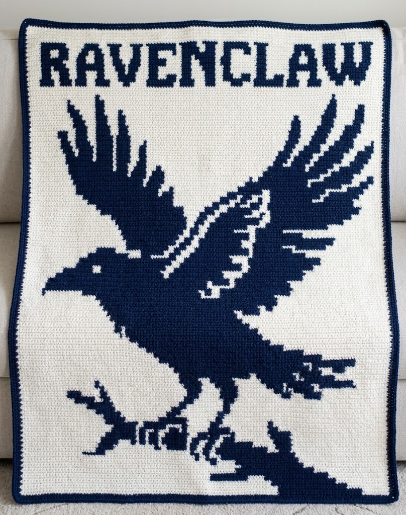 How to Crochet the Ravenclaw Eagle Crest Mosaic Blanket: Complete Wizarding Guide