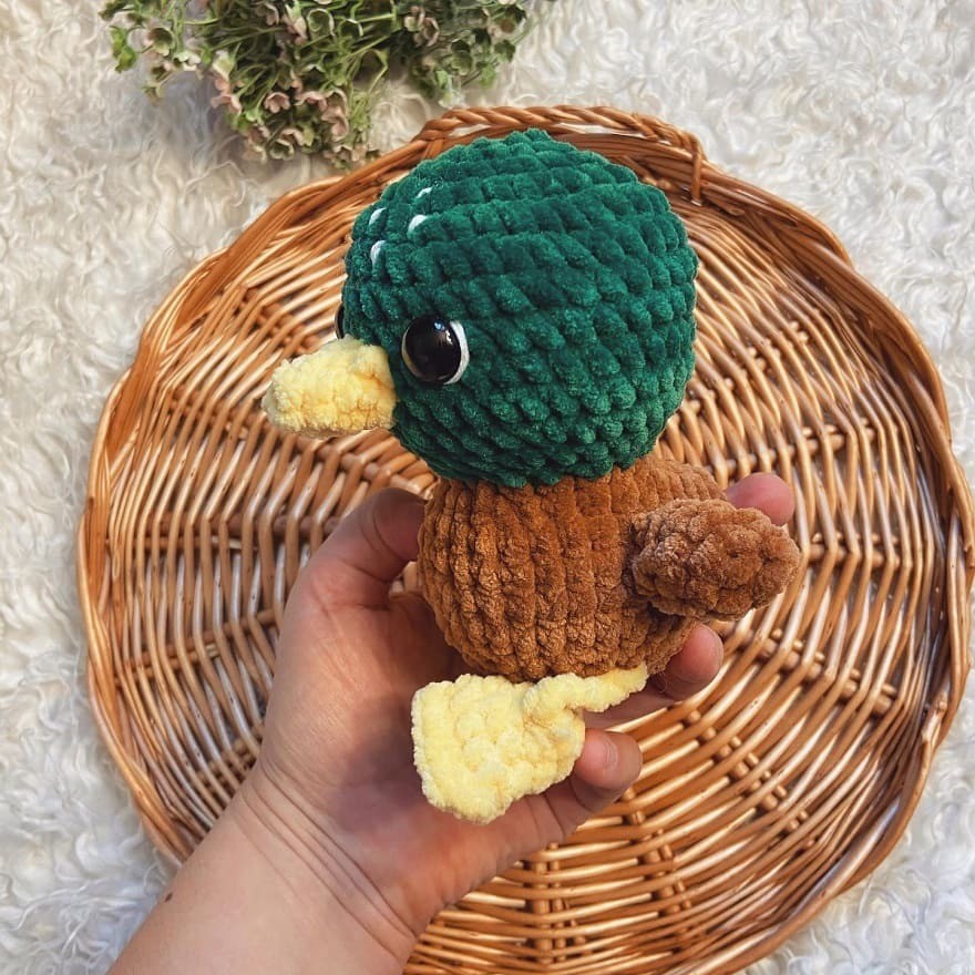 Amigurumi Duck Crochet Plush Toy Crochet Pattern [Instant PDF] - Amigurumi Patterns PDF Pattern with Written Instructions and Chart