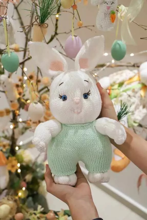 Miguel the Spring Bunny Amigurumi Details