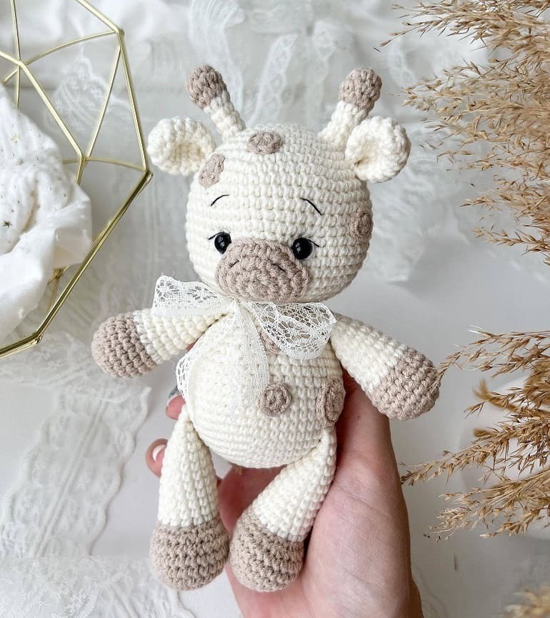 Baby Giraffe Amigurumi Plush Toy Crochet Pattern [Instant PDF] - Amigurumi Patterns PDF Pattern with Written Instructions and Chart