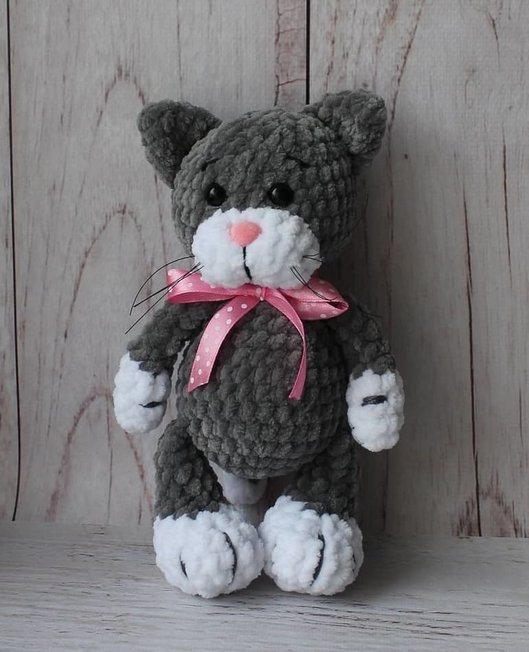 Baby Kitten Amigurumi Plush Toy Crochet Pattern [Instant PDF] - Amigurumi Patterns PDF Pattern with Written Instructions and Chart