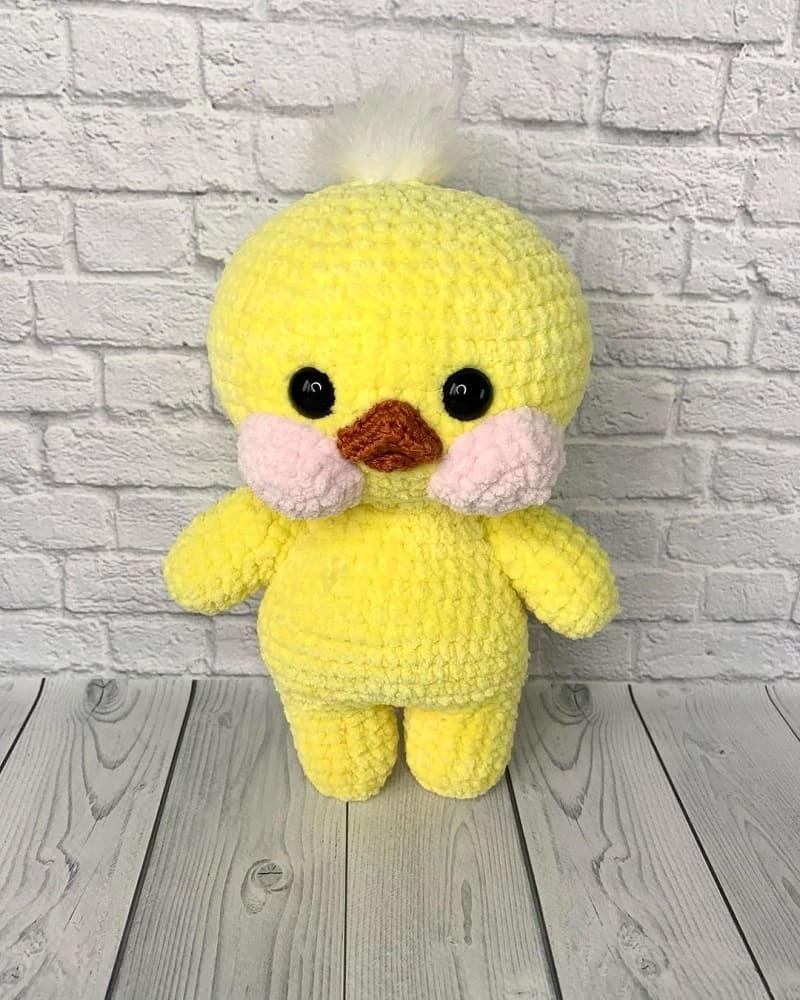 Lalafanfan Duck Crochet Plush Toy Crochet Pattern [Instant PDF] - Amigurumi Patterns PDF Pattern with Written Instructions and Chart