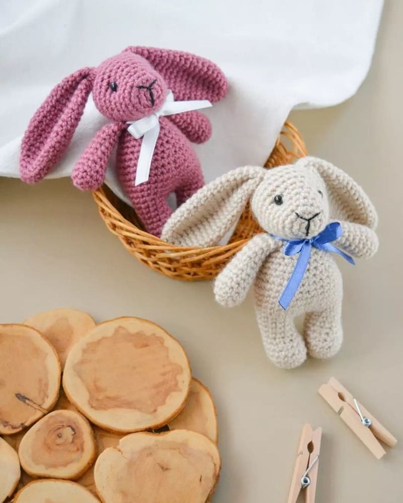 Maryana Bunny Crochet Plush Toy Crochet Pattern [Instant PDF] - Amigurumi Patterns PDF Pattern with Written Instructions and Chart