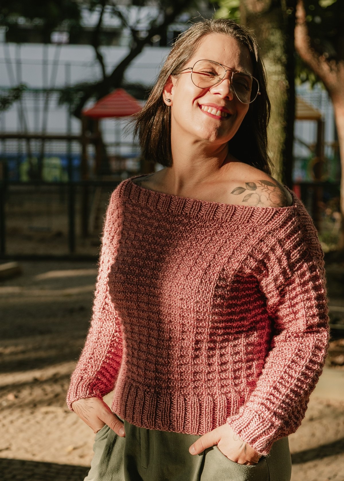 Quartz Classic Raglan Knit Pullover Pattern - Knitted Sweaters & Wearables PDF Pattern with Written Instructions and Chart
